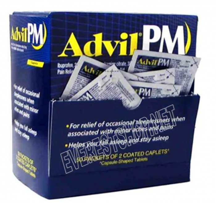 Advil Pm Tablet Pouch 50 x 2`s / Box - Image 1