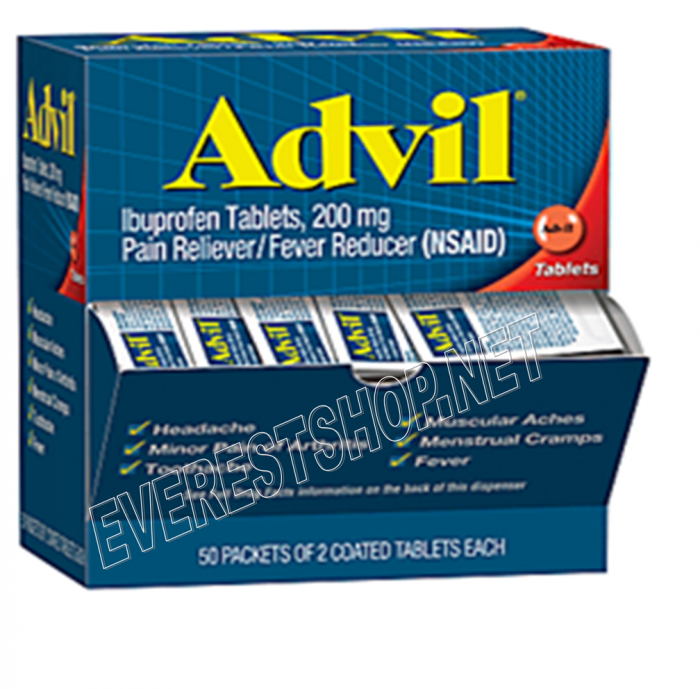Advil Regular Pouch 50 x 2`s / Box - Image 1