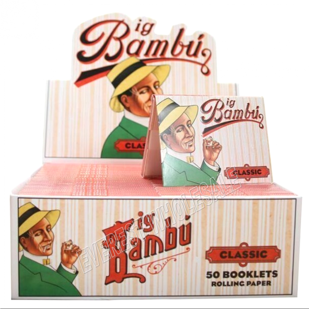 Bambu Cigarette Paper Big size * 50 Booklets Everest