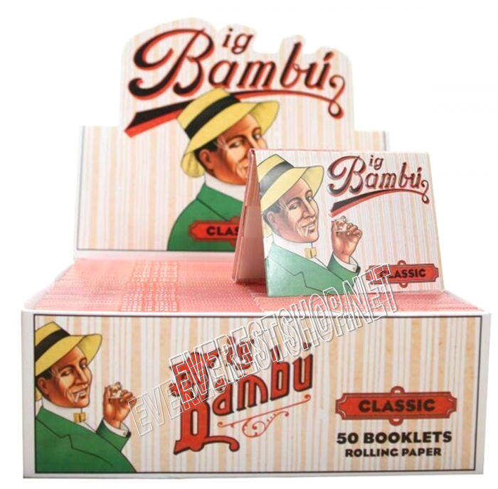 Bambu Cigarette Paper Big size * 50 Booklets - Image 1
