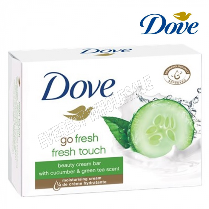 Dove Bath Soap 135g * Fresh Touch * 3 pcs - Image 1