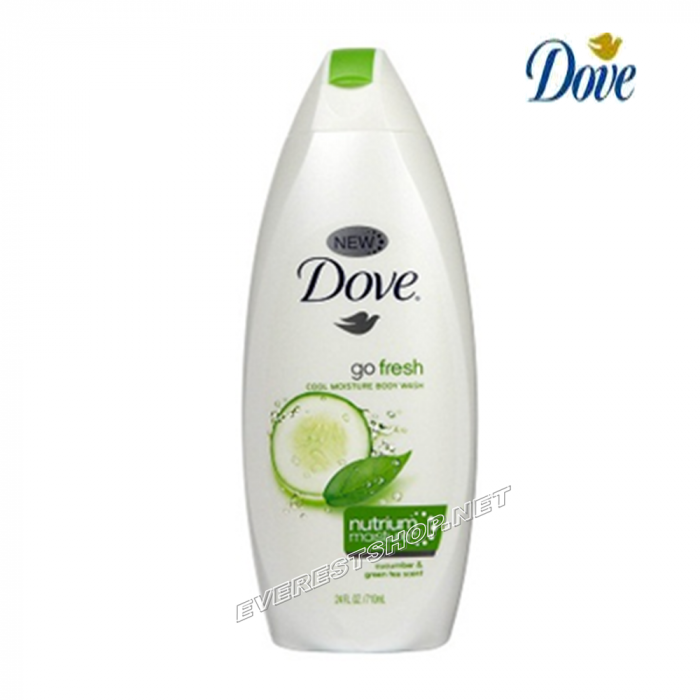 Dove Shower Cream 400 ml * Cucumber & Green Tea * 2 pcs - Image 1