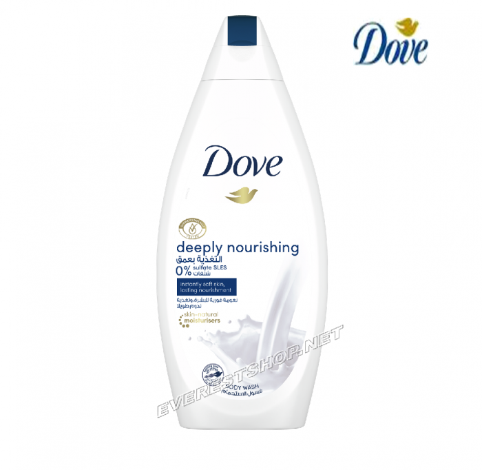 Dove Shower Cream 400 ml * Deeply Nourishing * 2 pcs - Image 1