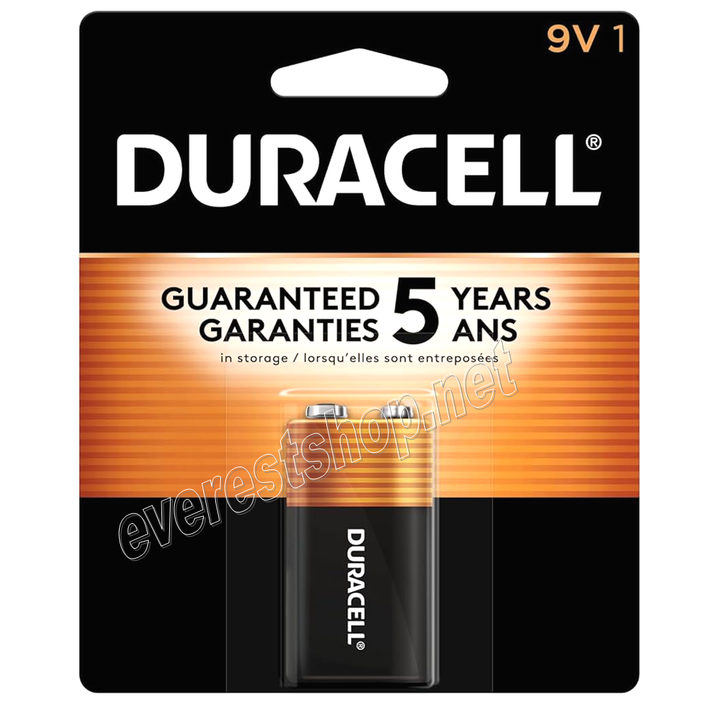 9V Duracell Battery 9V * 2 pcs - Image 1