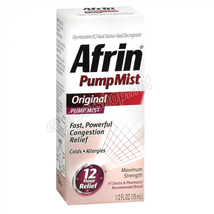 Afrin Original Nasal Spray 15 ml * 2 Packs - Image 1