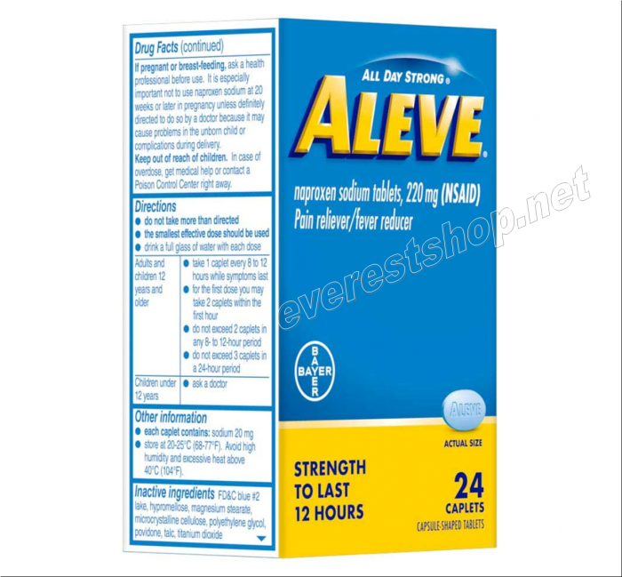 Aleve Tablets 24 ct * 2 Packs - Image 1