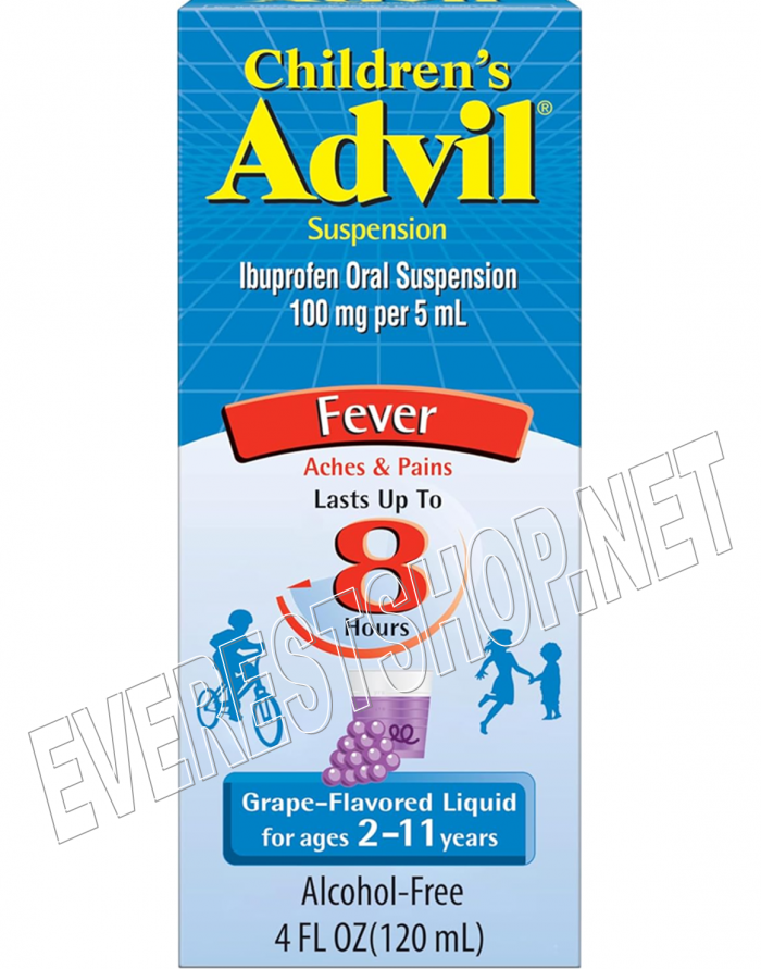 Advil Children's Suspension 2-11 years 4 fl oz * 2 Boxes - Image 1