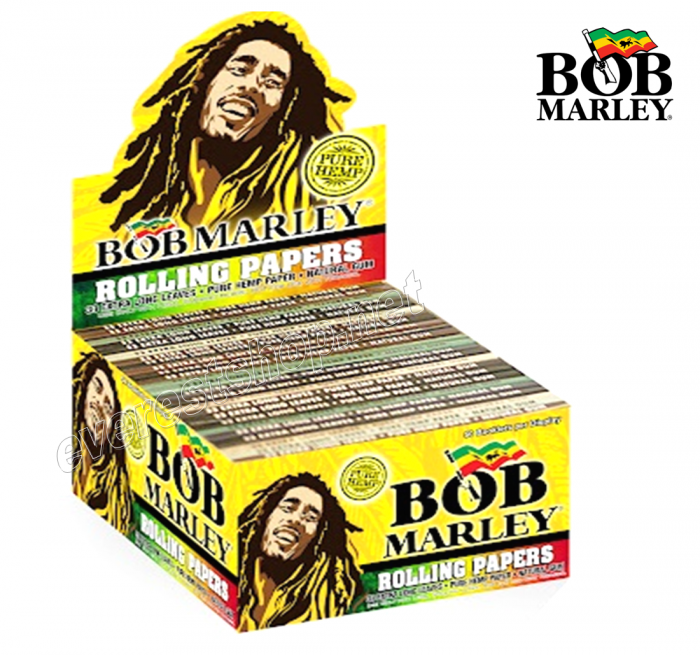Bob Marley King Size Cigarette Paper 33 Leaves x 50 Booklets - Image 1