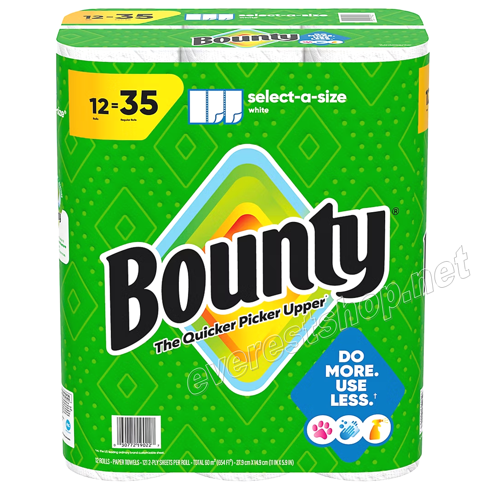 BOUNTY PAPWER TOWEL SELECT SIZE Bounty Paper Towel * Select Size * 12 pcs - Image 1