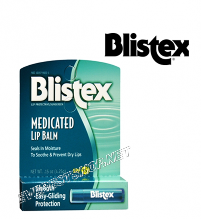 Blistex Medicated Lip Balm * Regular * 4 pcs - Image 1