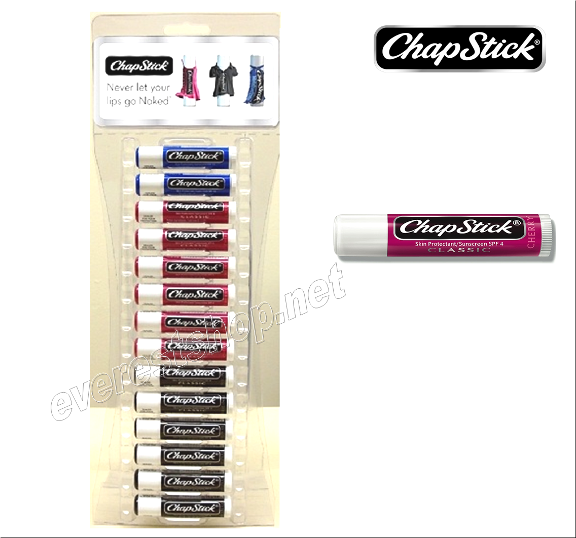 CHAPSTICK 28 ASSORTED Chapstick Lip Balm Assorted Flavors - Made in USA - * 28 ct - Image 1