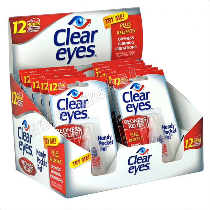 Clear Eyes Redness Relief 0.2 fl oz Display * 6 pcs - Image 1