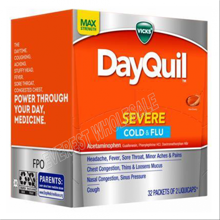 Dayquil Severe Cold & Flu Tablets 32 x 2 Liquicaps - Image 1
