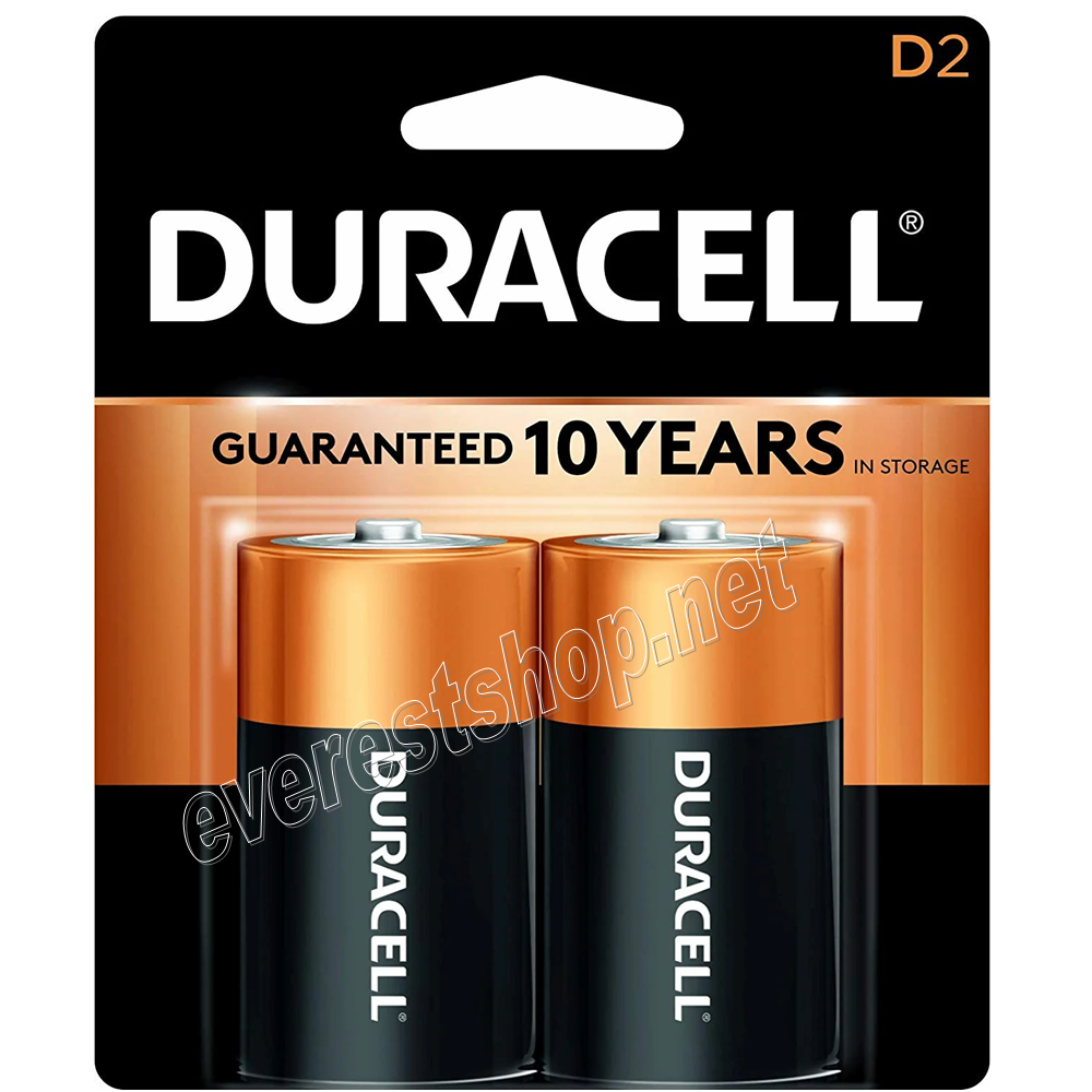 DURACELL D2 Duracell Battery D 2 * 2 Packs - Image 1
