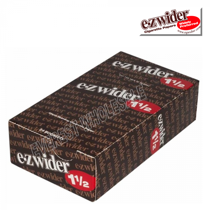 Ez Wider Cigarette Rolling Paper 1 1/2 * 24 Booklets - Image 1