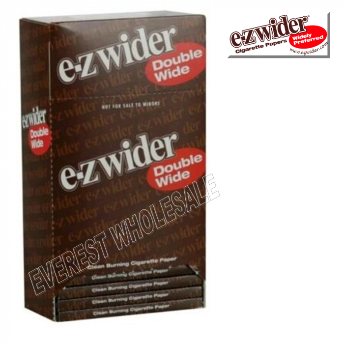 Ez Wider Cigarette Rolling Paper Doublewide * 24 Booklets - Image 1