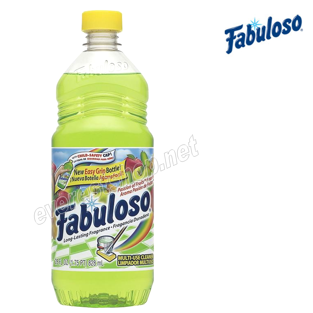 FABULOSO 28 OZ FRUIT PASSION Fabuloso General Purpose Cleaner 28 fl oz * Passion Fruit * 2 pcs - Image 1