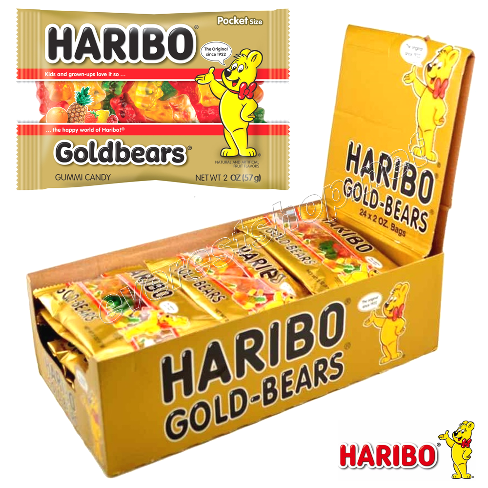 HARIBO GOLD 24 Haribo 2 oz * Gold Bears * 24 pcs pack - Image 1
