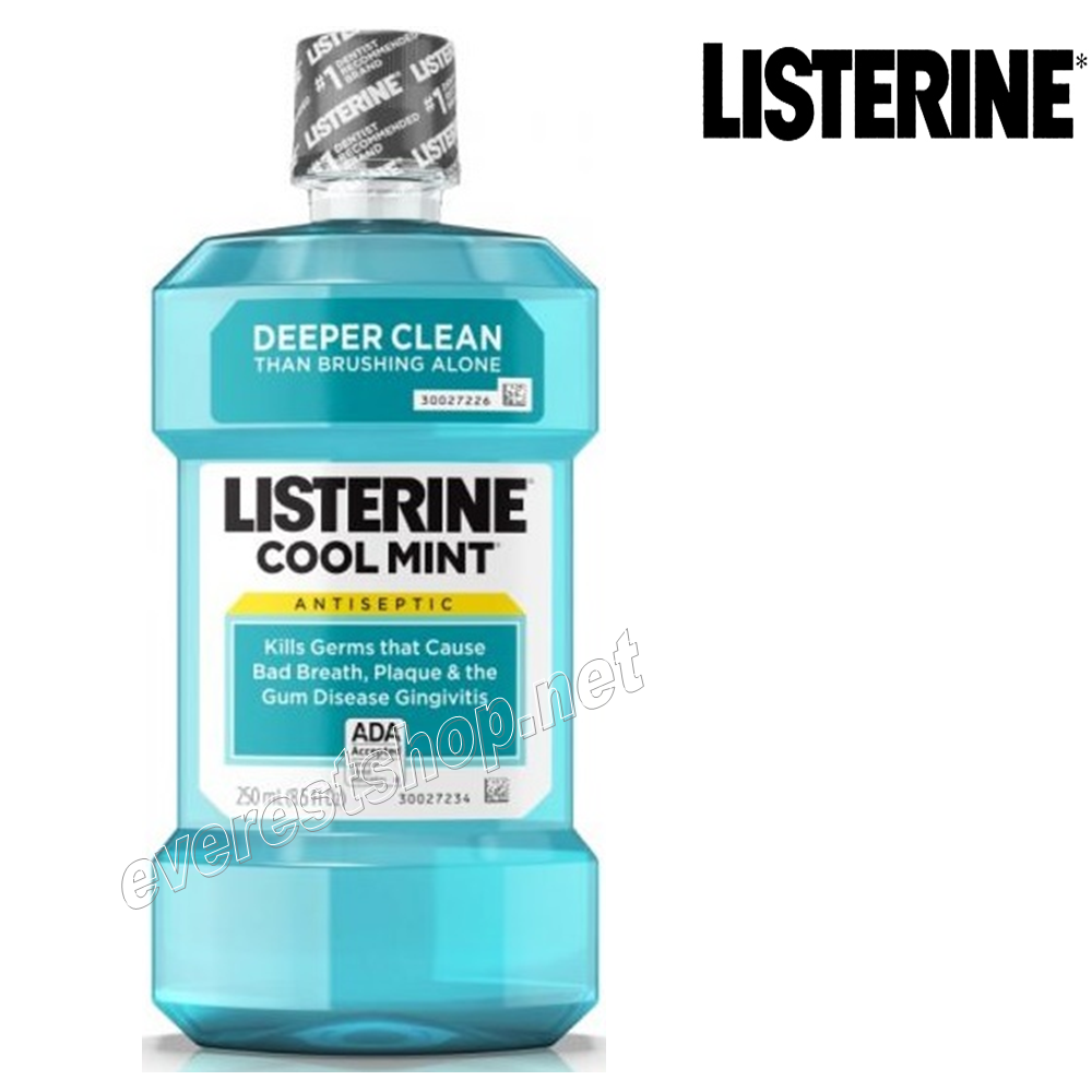 LISTERINE MOUTH WASH 250 ML COOL MINT Listerine Mouth Wash 250 ml * Cool Mint * 2 pcs - Image 1