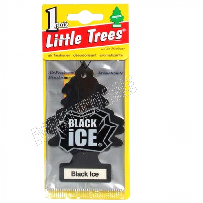 Little Trees Car Freshener * Black Ice * 1`s x 24 ct - Image 1