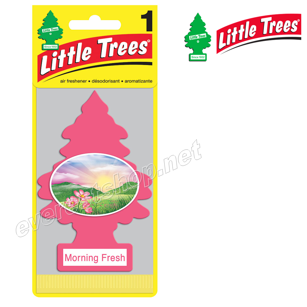 LITTLE TREES CAR FRESHENER MORNING FRESH Little Trees Car Freshener * Morning Fresh * 1`s x 24 ct - Image 1