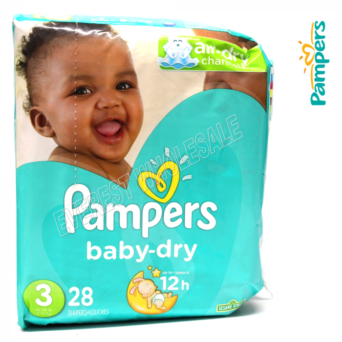 Pampers Baby Diapers * Size : 3 * 24 ct x 4 pks - Image 1