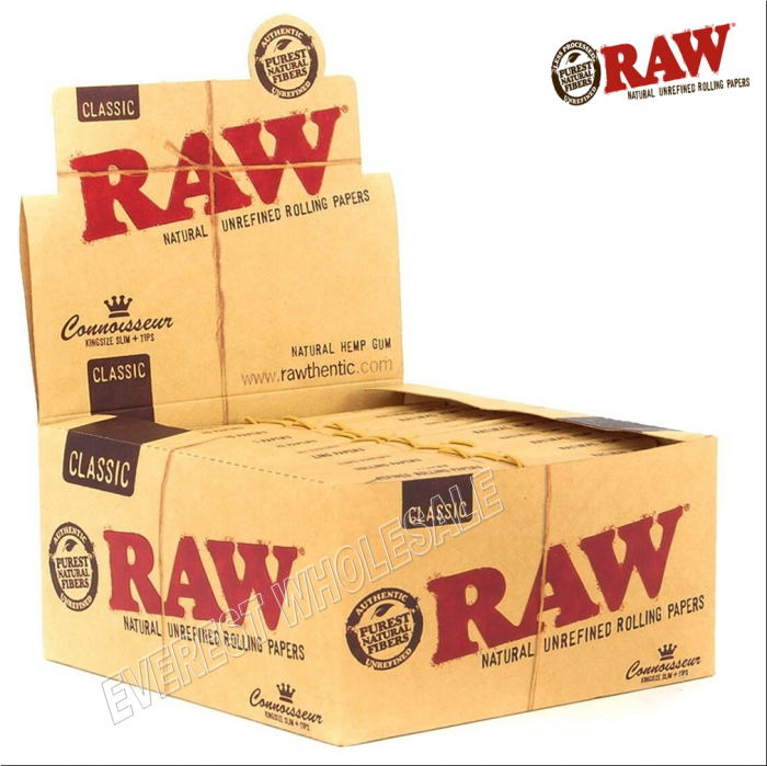 Raw Tobacco Rolling Paper * Connoisseur * 24 pcs - Image 1