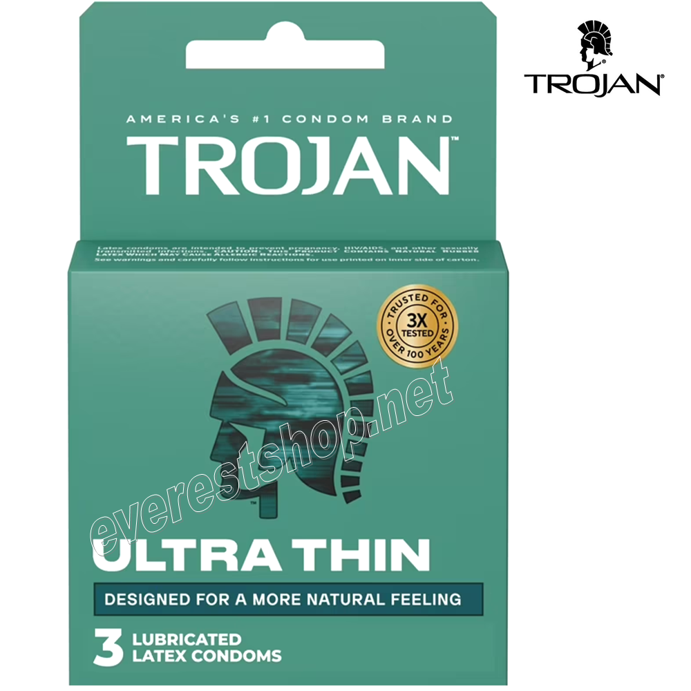 ULTRA THIN Trojan Condom 3 in Pack * Ultra Thin * 6 pks - Image 1