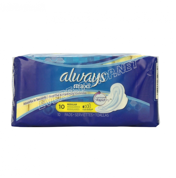 Always Maxi * With Wings 10 ct * 3 pcs - Image 1