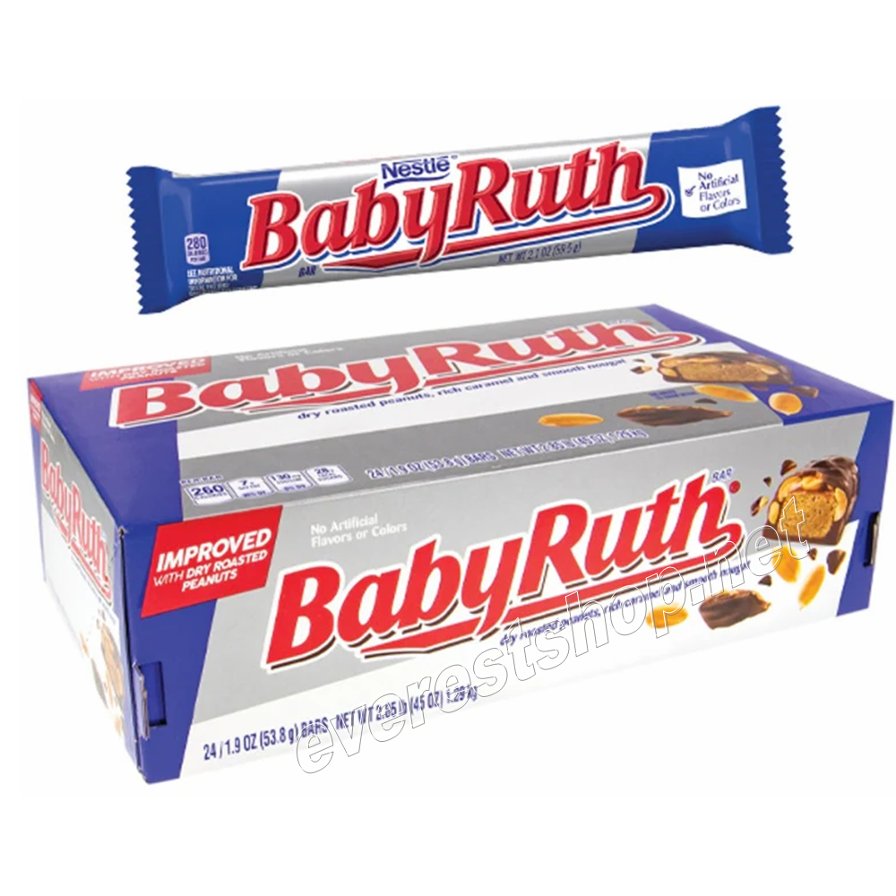 BABYRUTH Nestle Baby Ruth Caramel & Chewy Nougat 24 ct - Image 1