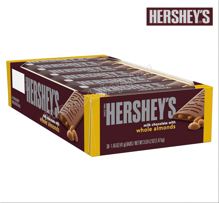 Hershey's Milk Chocolate And Almond 36 ct - Image 1