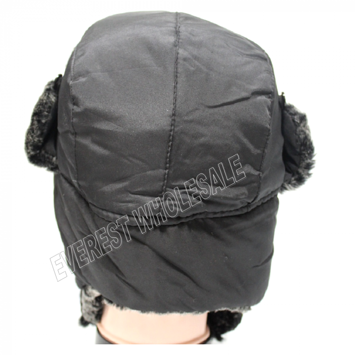 Trapper Troopper Knit Hat * Black Color * 1 pcs - Image 3