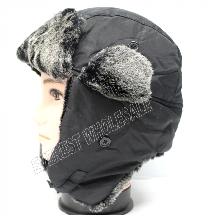 Trapper Troopper Knit Hat * Black Color * 1 pcs - Image 4