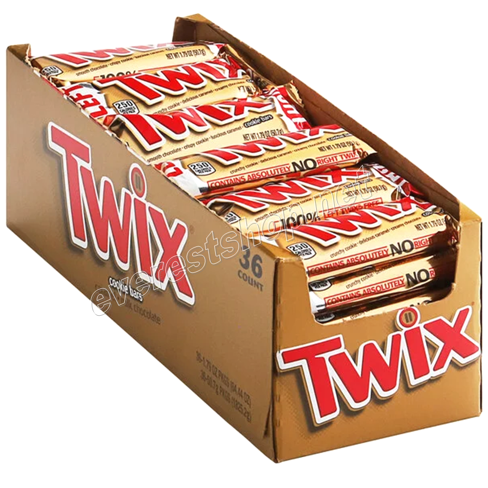 TWIX CARAMEL CHOCOLATE BAR 36 PCS Twix Caramel Chocolate Cookie Bars 36 ct - Image 1
