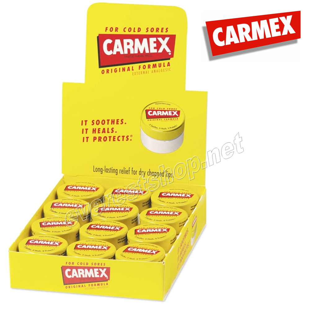 CARMEX LIP BALM JAR PACK Carmex Lip Balm Jar 0.25 oz * 12 pcs - Image 1