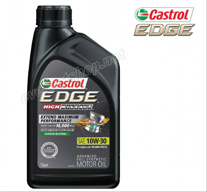 Castrol Edge Full Synthetic Motor Oil 1 Qt * 10W-30 * 6 pcs - Image 1