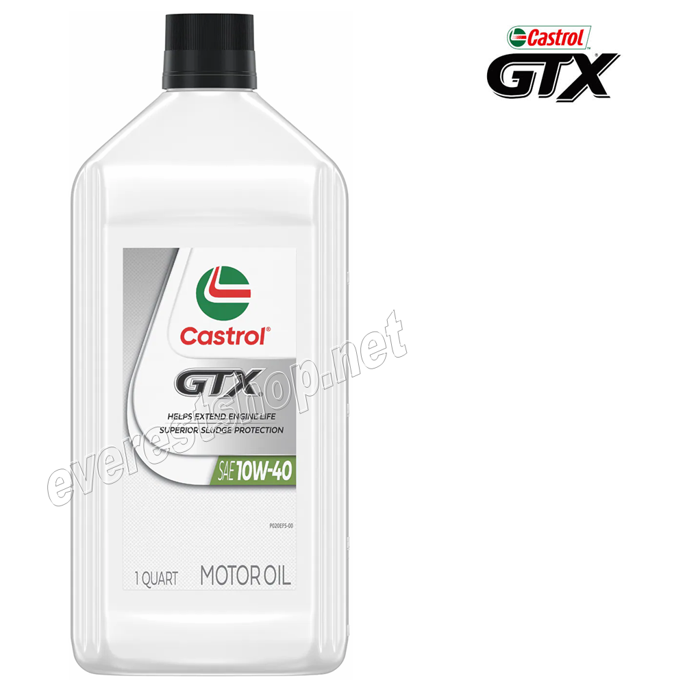 GTX 10W-40 Castrol GTX Motor Oil 1 Qt * 10W-40 * 6 pcs - Image 1