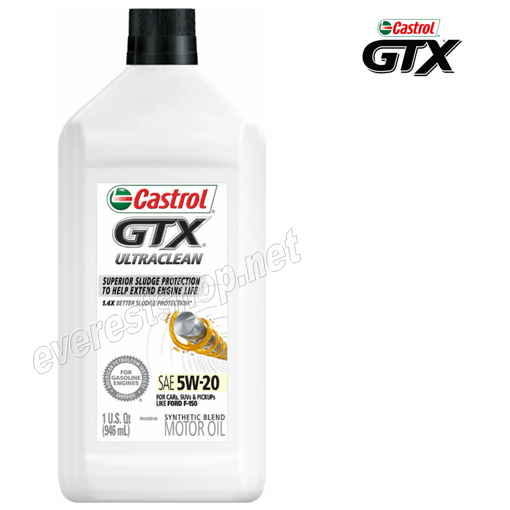 GTX 5W-20 Castrol GTX Motor Oil 1 Qt * 5W-20 * 6 pcs - Image 1