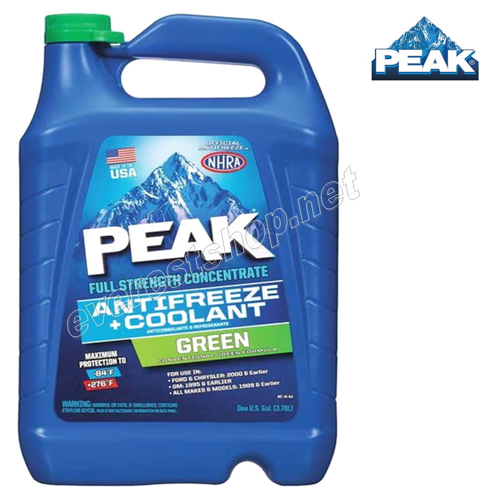 PEAK ANTIFREEZE Peak Antifreeze + Coolant Ready to use 1 Gal * 50/50 Prediluted * 2 pcs - Image 1