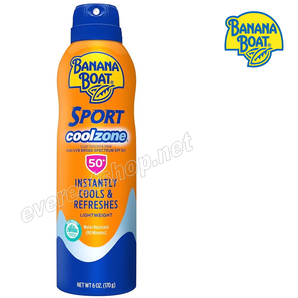 BANANA BOAT 6 OZ SPRAY Banana Boat Sunscreen Spray 6 fl oz * SPF 50 * 2 pcs - Image 1