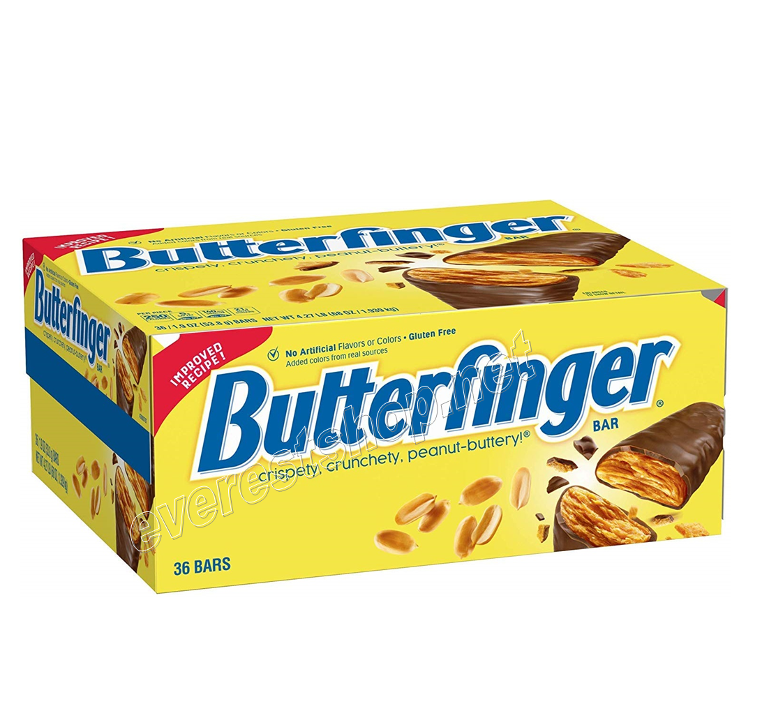 BUTTERFINGER Butterfinger Peanut Butter Chocolate Bar * 36 ct - Image 1