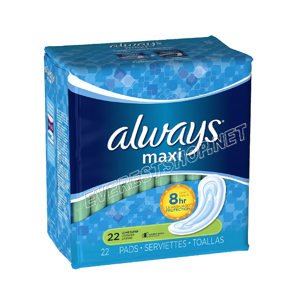 Always Maxi 22 Count Superlong Always Maxi 22 Count * Superlong * 3 pcs - Image 1