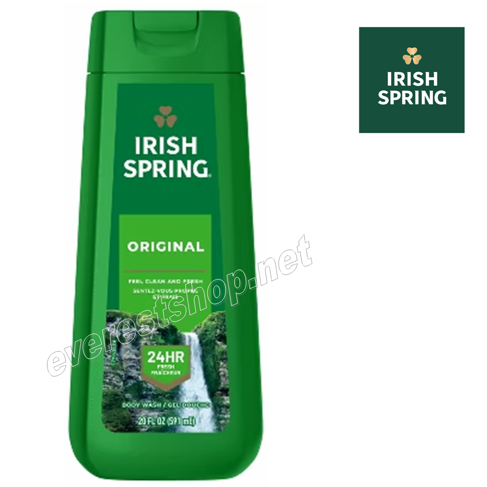 IRISH SPRING SHOWER GEL ORIGINAL Irish Spring Body Wash 20 fl oz * Original * 2 pcs - Image 1
