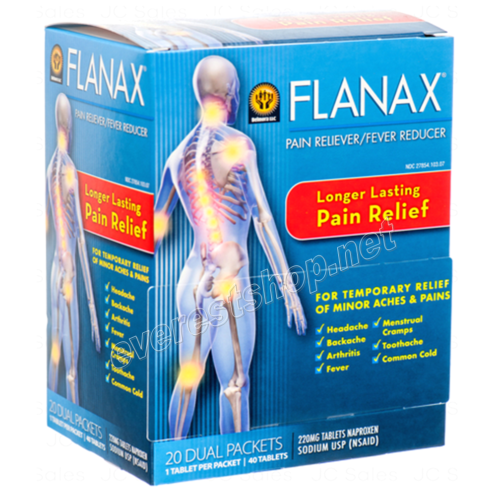 FLANAX PAIN RELIEVER Flanax Pain Relief * 20 x 2 ct - Image 1