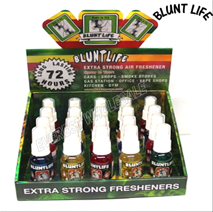 Blunt Life Incense bottle Spray 1 fl oz * 20 Pcs Assorted Fragrances - Image 1