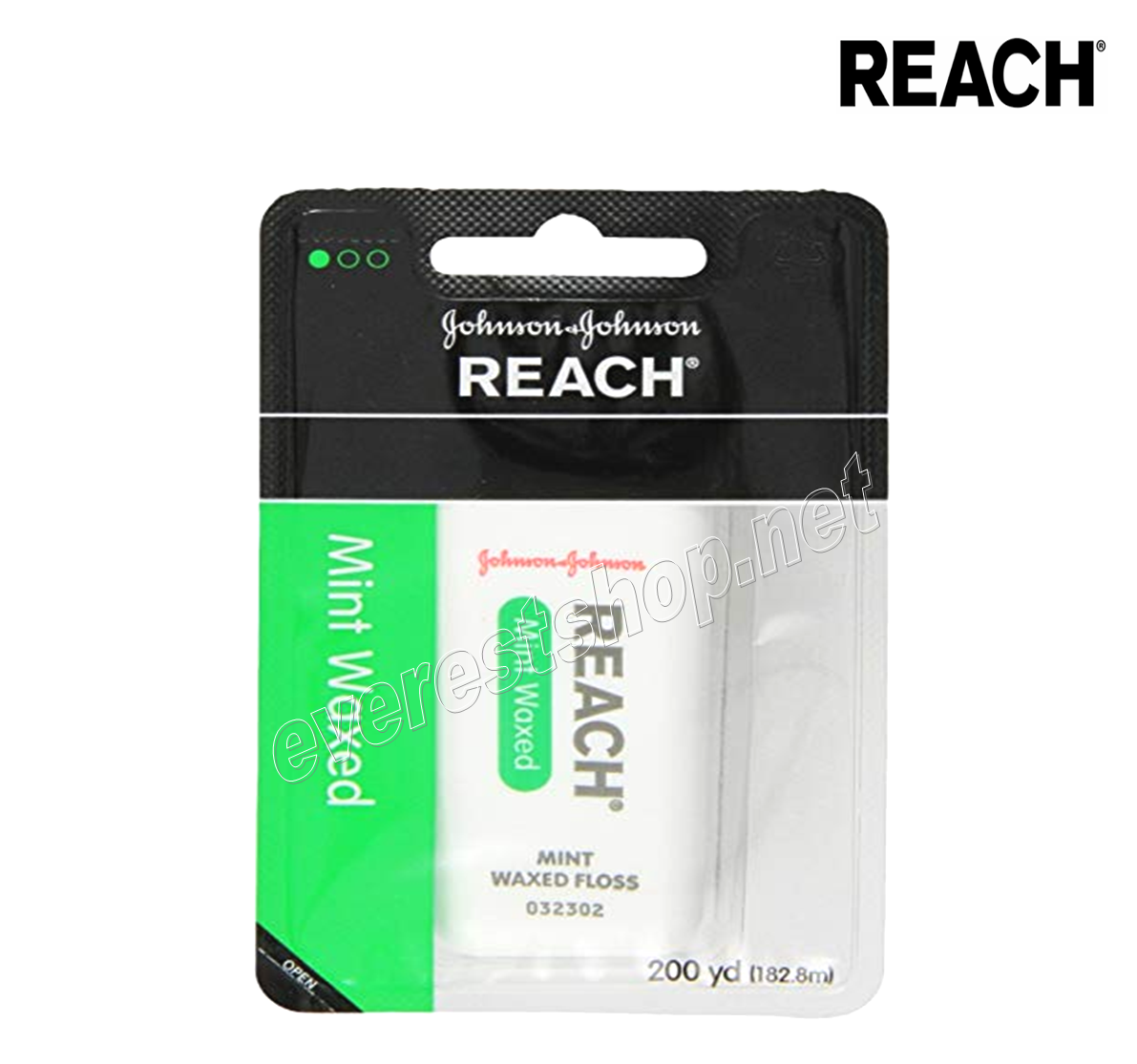 reach mint Reach Dental Floss 50 yrds * Mint Waxed * 6 pcs - Image 1