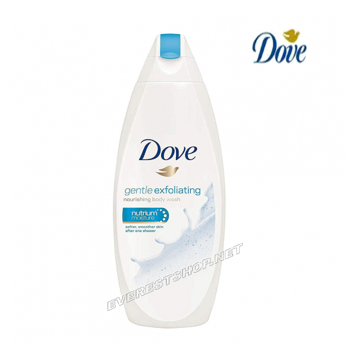 Dove Shower Cream 400 ml * Gentle Exfoliating * 2 pcs - Image 1