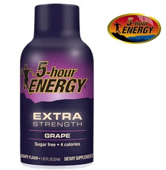 Five Hour Energy Drink Extra Strength Grape 12 pcs