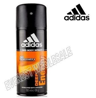 Adidas Body Spray For Men 150 ml * Deep Energy * 6 pcs