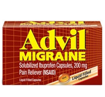 Advil Migraine 24 Caplets / Box * 6 Boxes